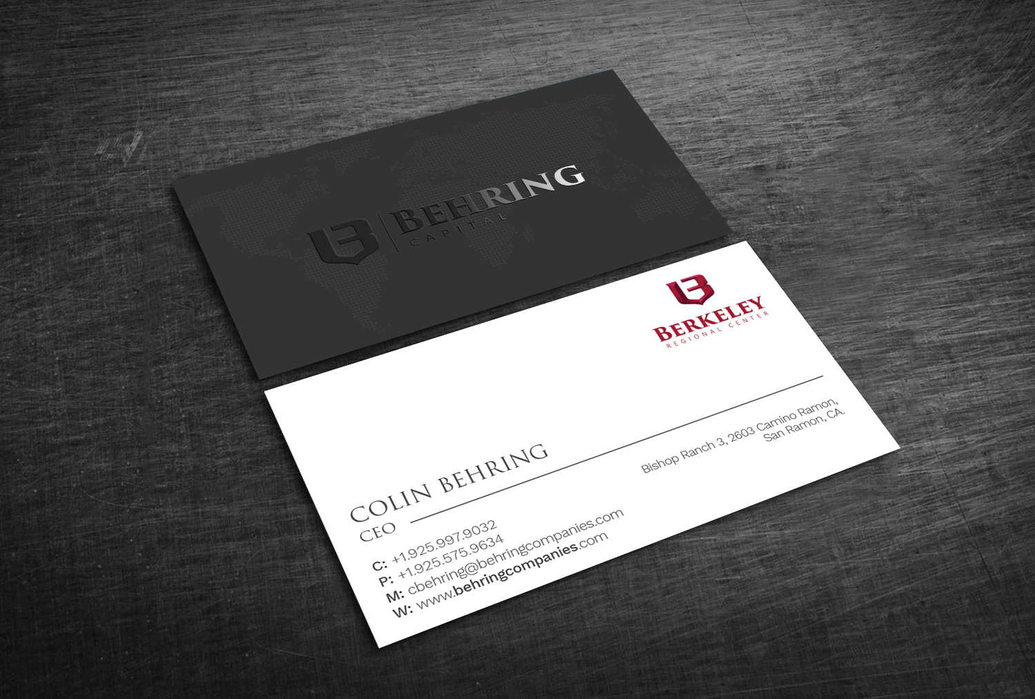 Business Card Design by Graphic Flame for Behring Co. | Design #19802431