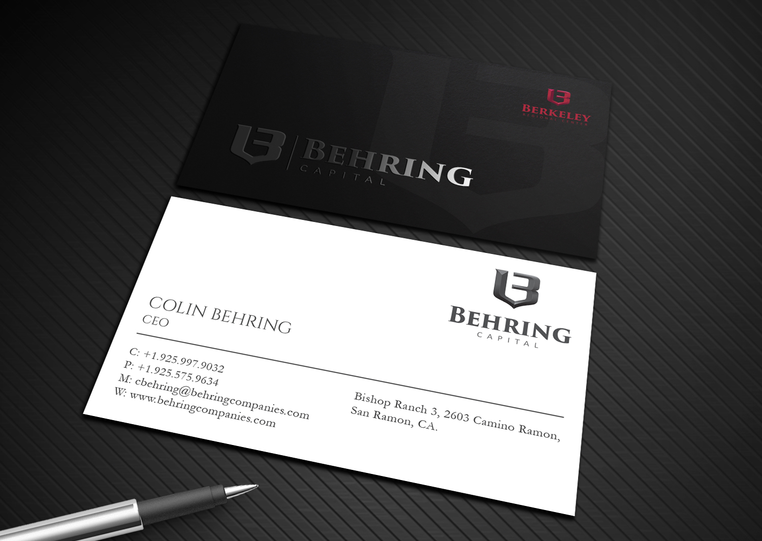 Business Card Design by Graphic Flame for Behring Co. | Design #19802433