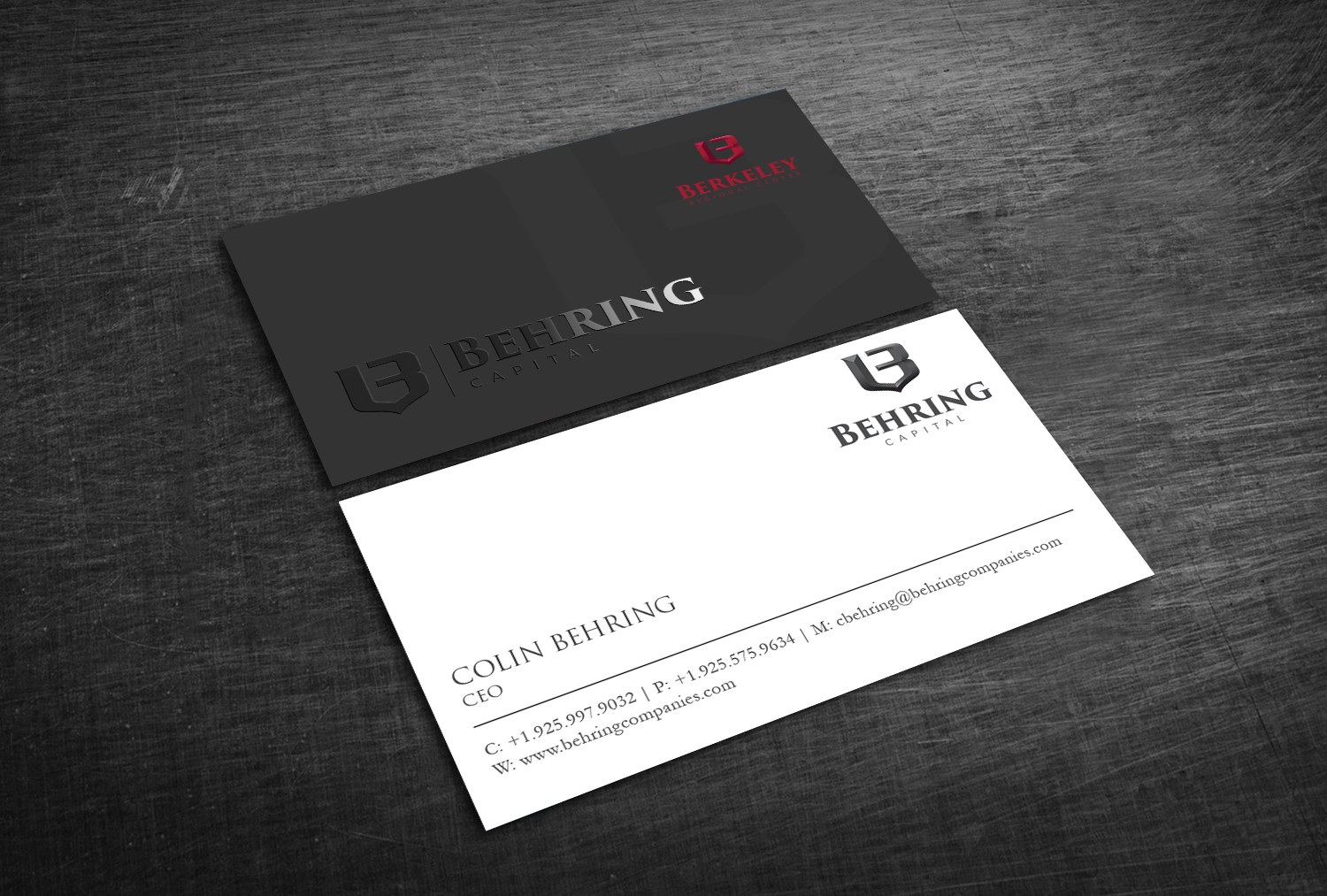 Business Card Design by Graphic Flame for Behring Co. | Design #19802438