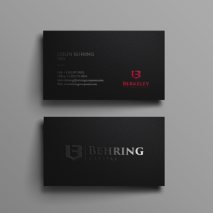 Business Card Design by Graphic Flame for Behring Co. | Design: #19802442