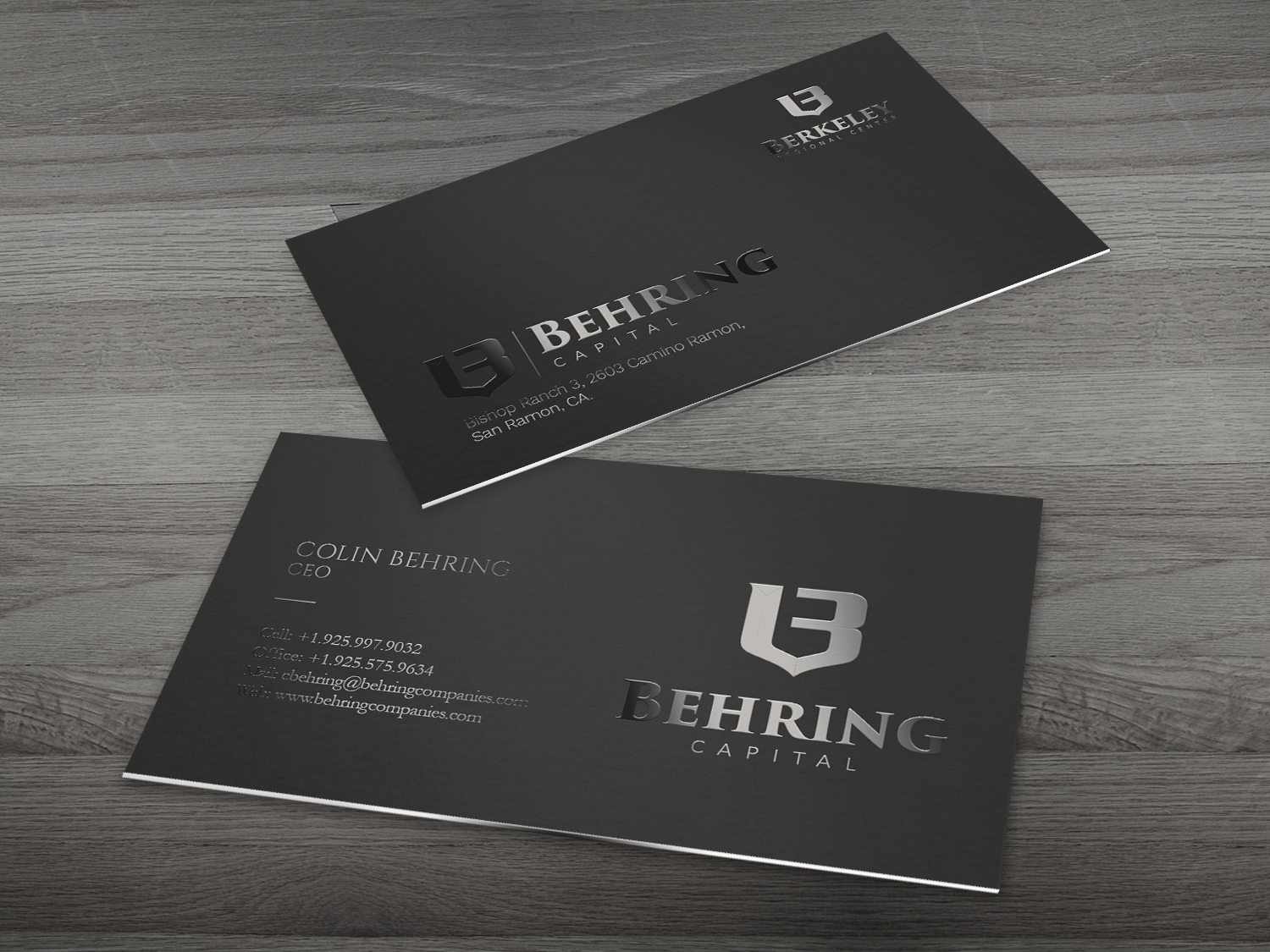 Business Card Design by Graphic Flame for Behring Co. | Design #19802444