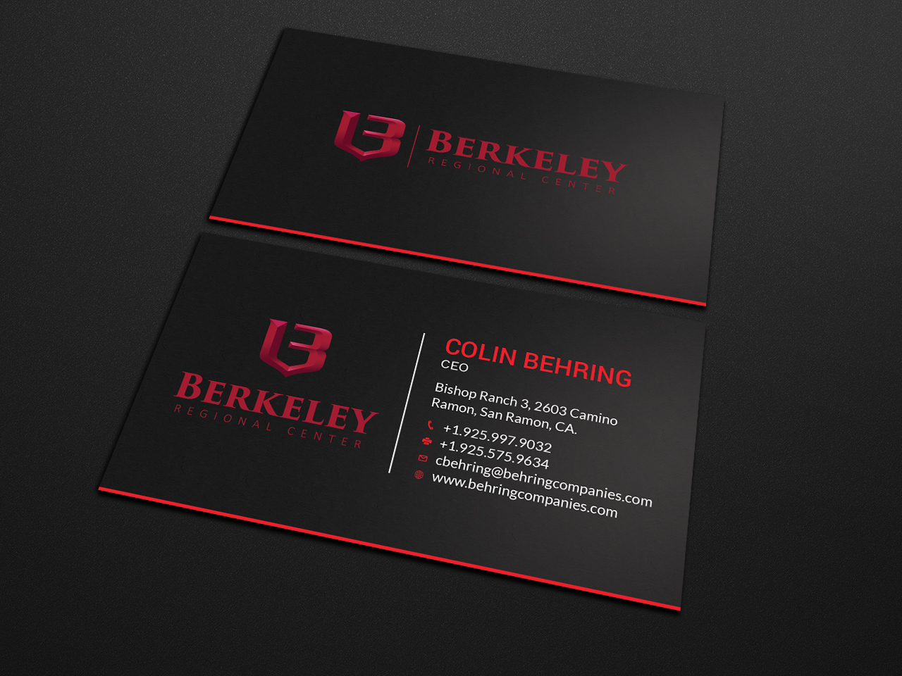 Business Card Design by Tripti Ranjan Gain for Behring Co. | Design #19797870