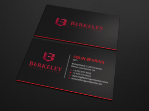 Business Card Design by Tripti Ranjan Gain for Behring Co. | Design: #19797870