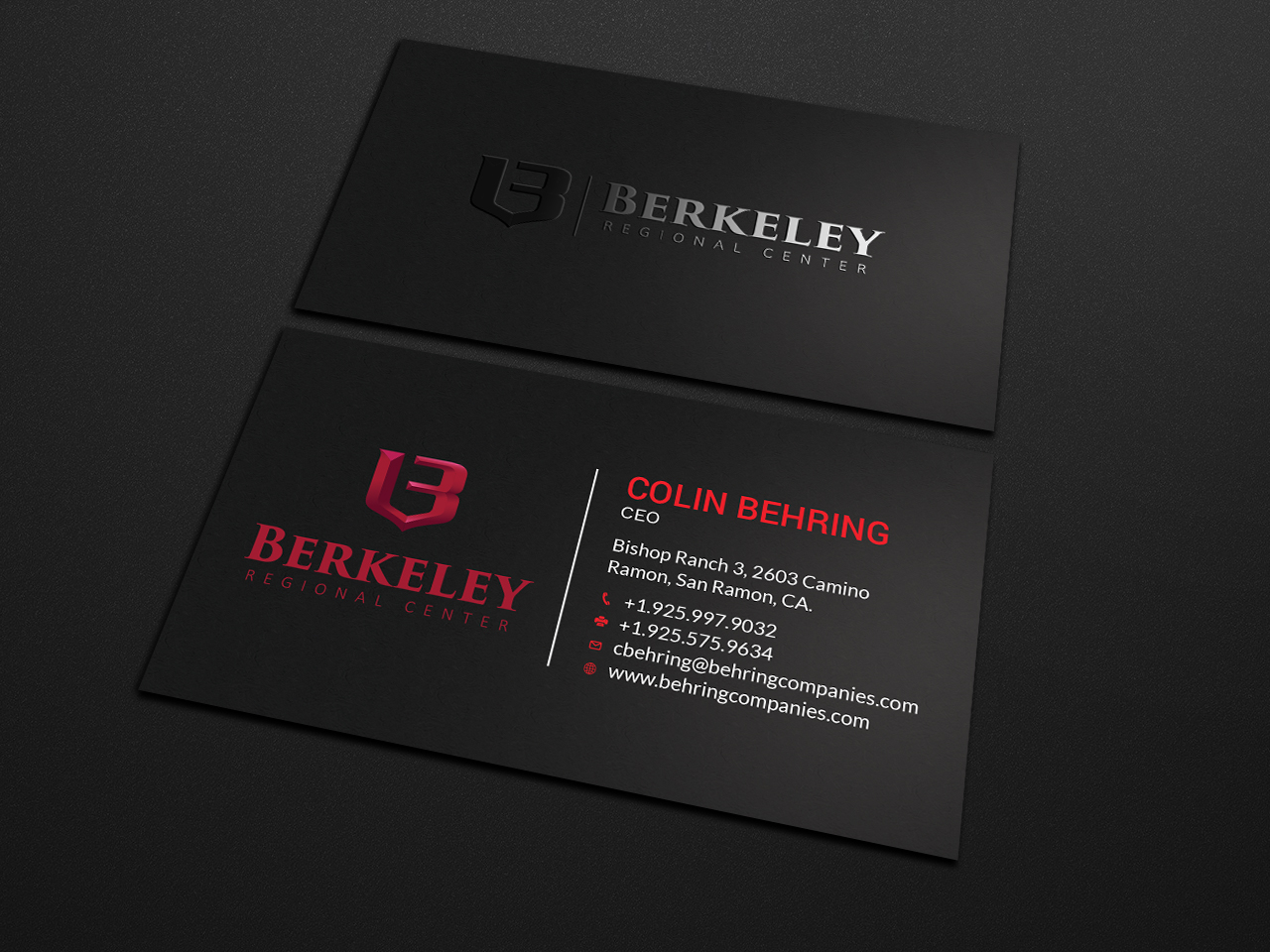 Business Card Design by Tripti Ranjan Gain for Behring Co. | Design #19797872