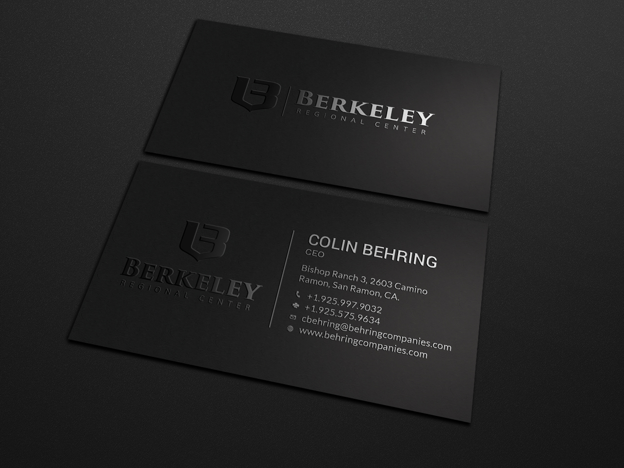 Business Card Design by Tripti Ranjan Gain for Behring Co. | Design #19797873