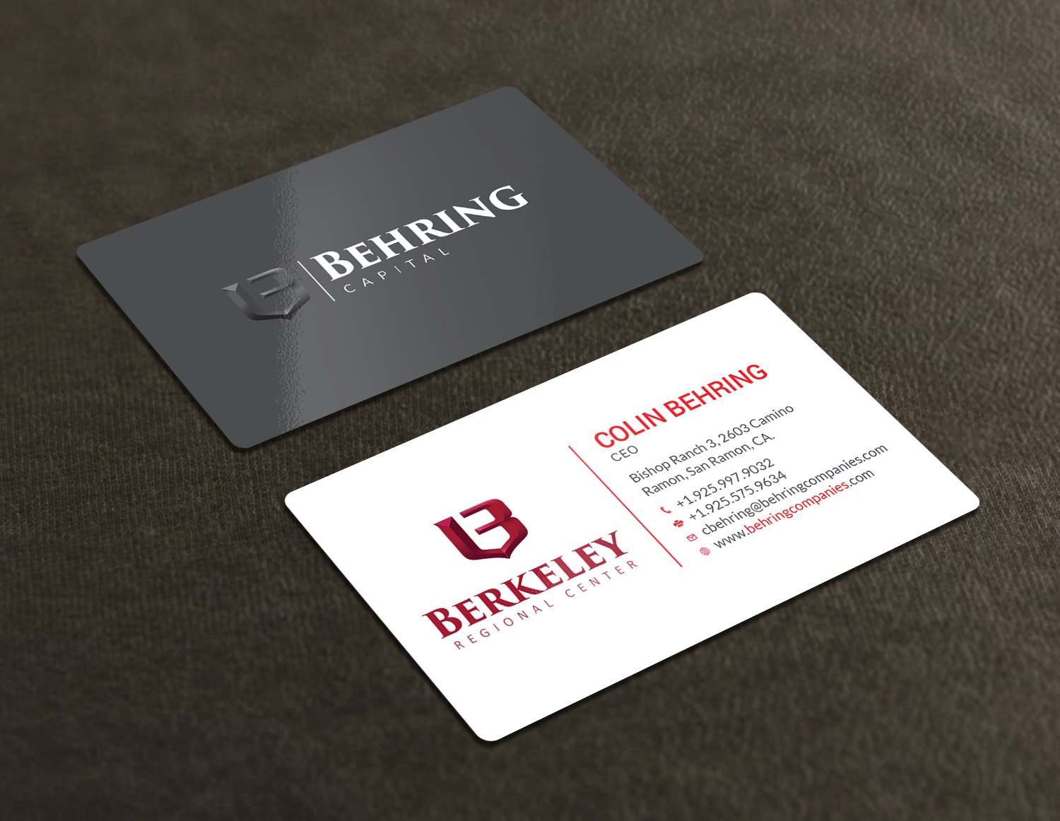 Business Card Design by Tripti Ranjan Gain for Behring Co. | Design #19797874