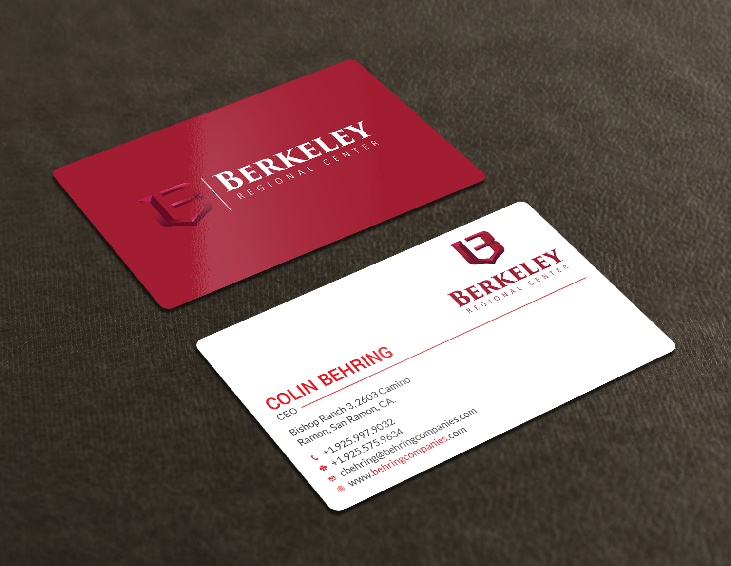 Business Card Design by Tripti Ranjan Gain for Behring Co. | Design #19797876