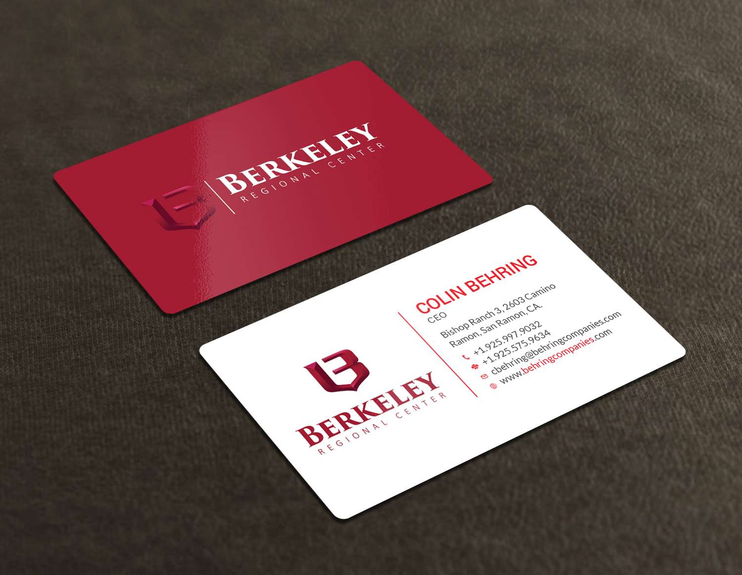 Business Card Design by Tripti Ranjan Gain for Behring Co. | Design #19797877