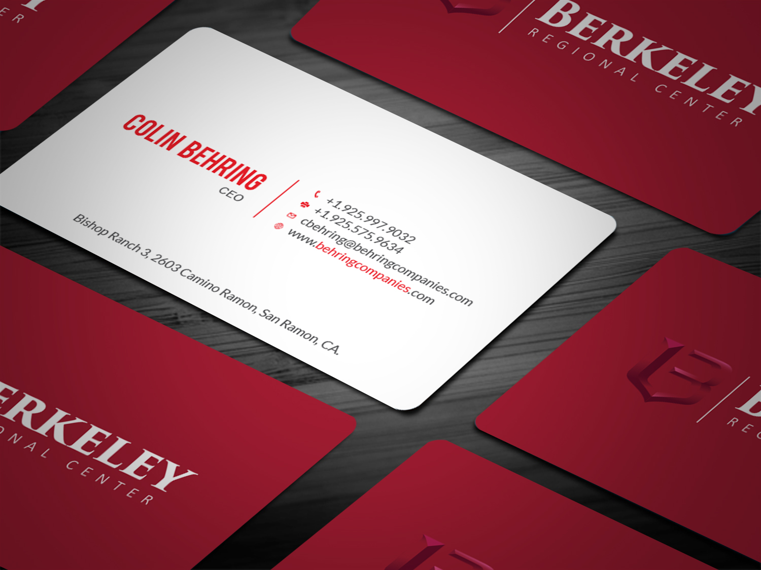 Business Card Design by Tripti Ranjan Gain for Behring Co. | Design #19797878
