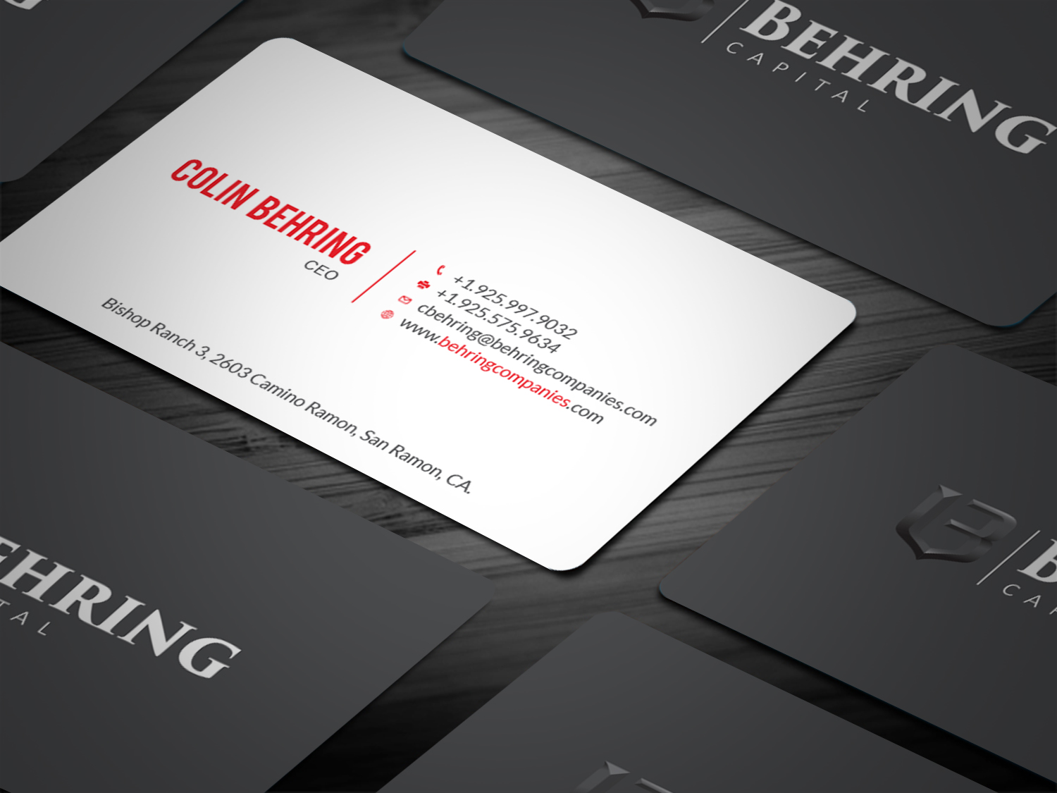 Business Card Design by Tripti Ranjan Gain for Behring Co. | Design #19797879