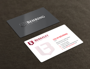 Business Card Design by Tripti Ranjan Gain for Behring Co. | Design: #19797893