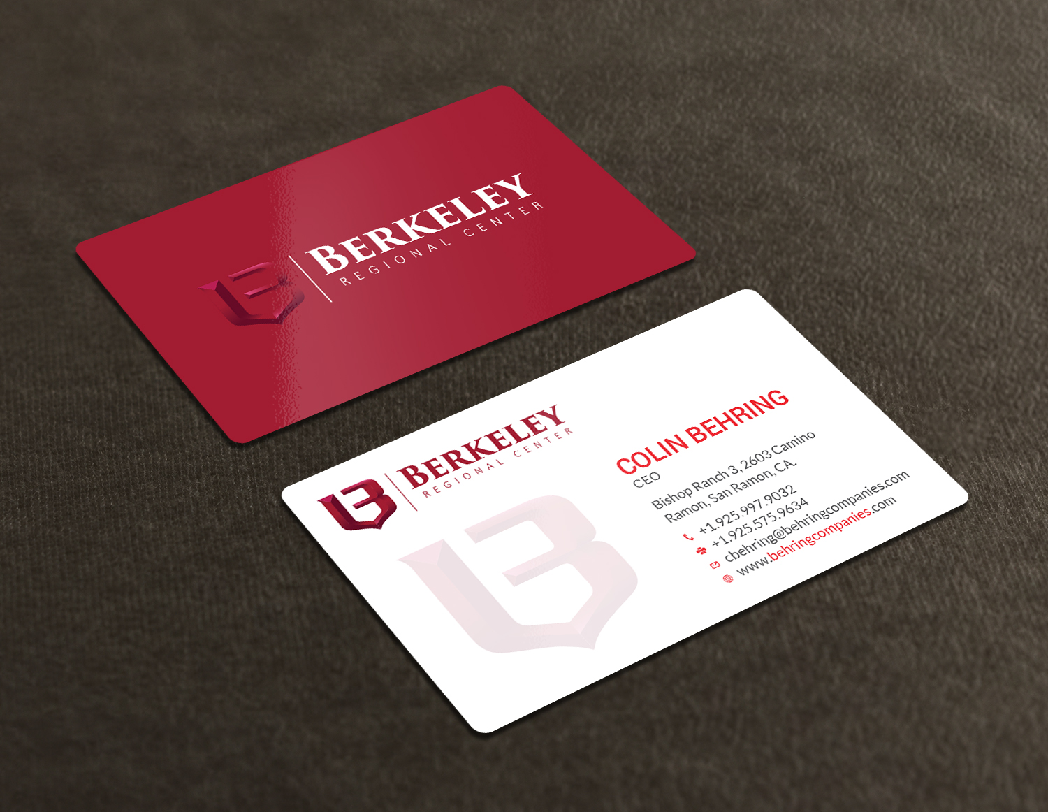 Business Card Design by Tripti Ranjan Gain for Behring Co. | Design #19797894