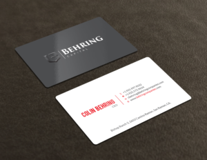 Business Card Design by Tripti Ranjan Gain for Behring Co. | Design: #19797896