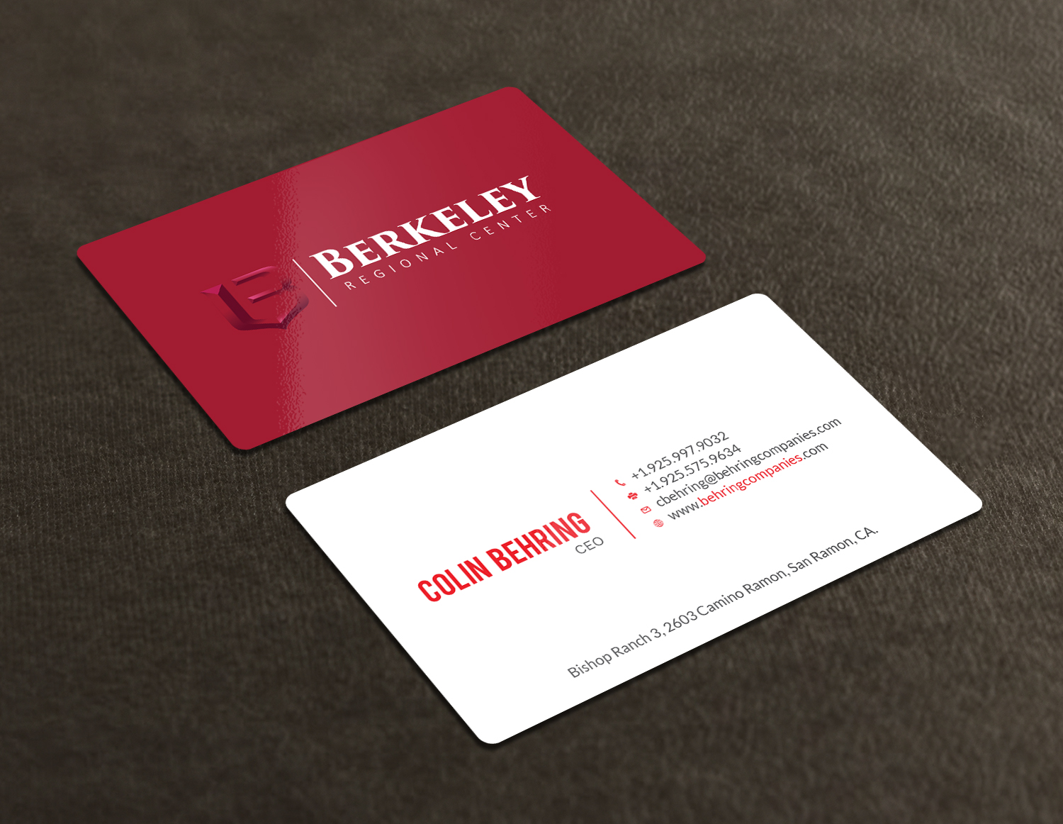 Business Card Design by Tripti Ranjan Gain for Behring Co. | Design #19797897