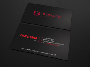 Diseño de Tarjeta de Presentación por Tripti Ranjan Gain para Behring Co. | Diseño: #19797899