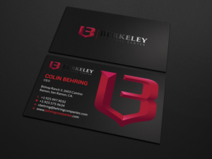 Business Card Design by Tripti Ranjan Gain for Behring Co. | Design: #19797900