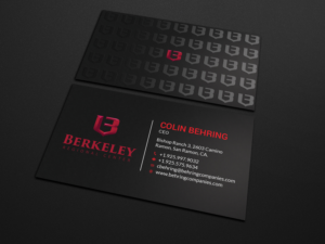 Diseño de Tarjeta de Presentación por Tripti Ranjan Gain para Behring Co. | Diseño: #19797905
