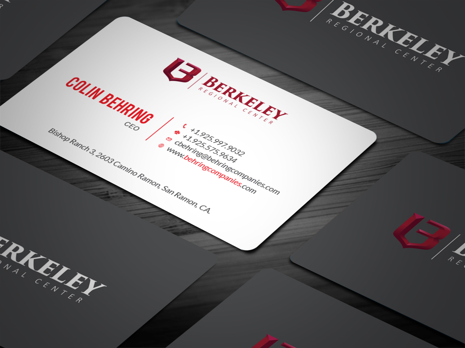 Business Card Design by Tripti Ranjan Gain for Behring Co. | Design #19798139