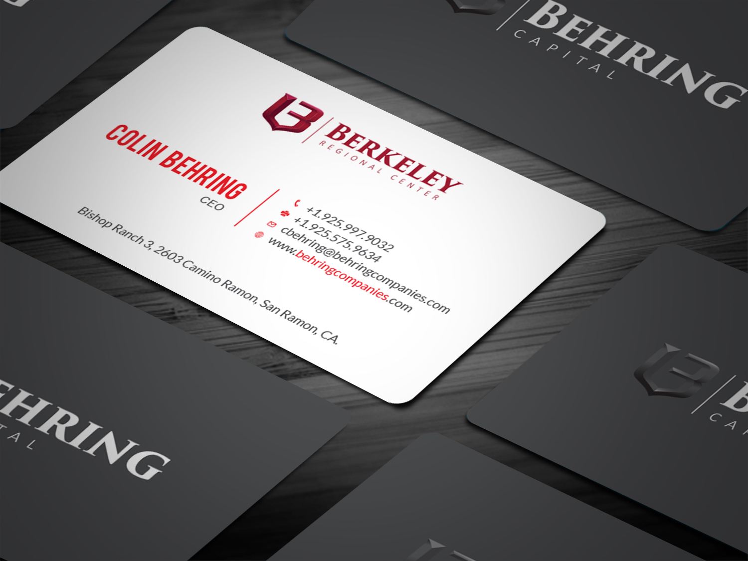 Business Card Design by Tripti Ranjan Gain for Behring Co. | Design #19798140