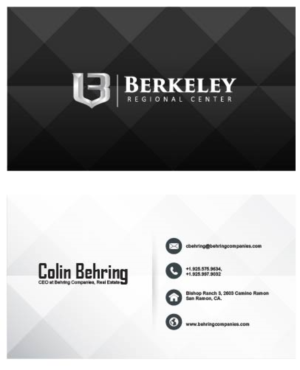 Business Card Design by Designer Kiran for Behring Co. | Design: #19790481