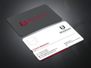 Business Card Design by Bold Pixels for Behring Co. | Design: #19785873