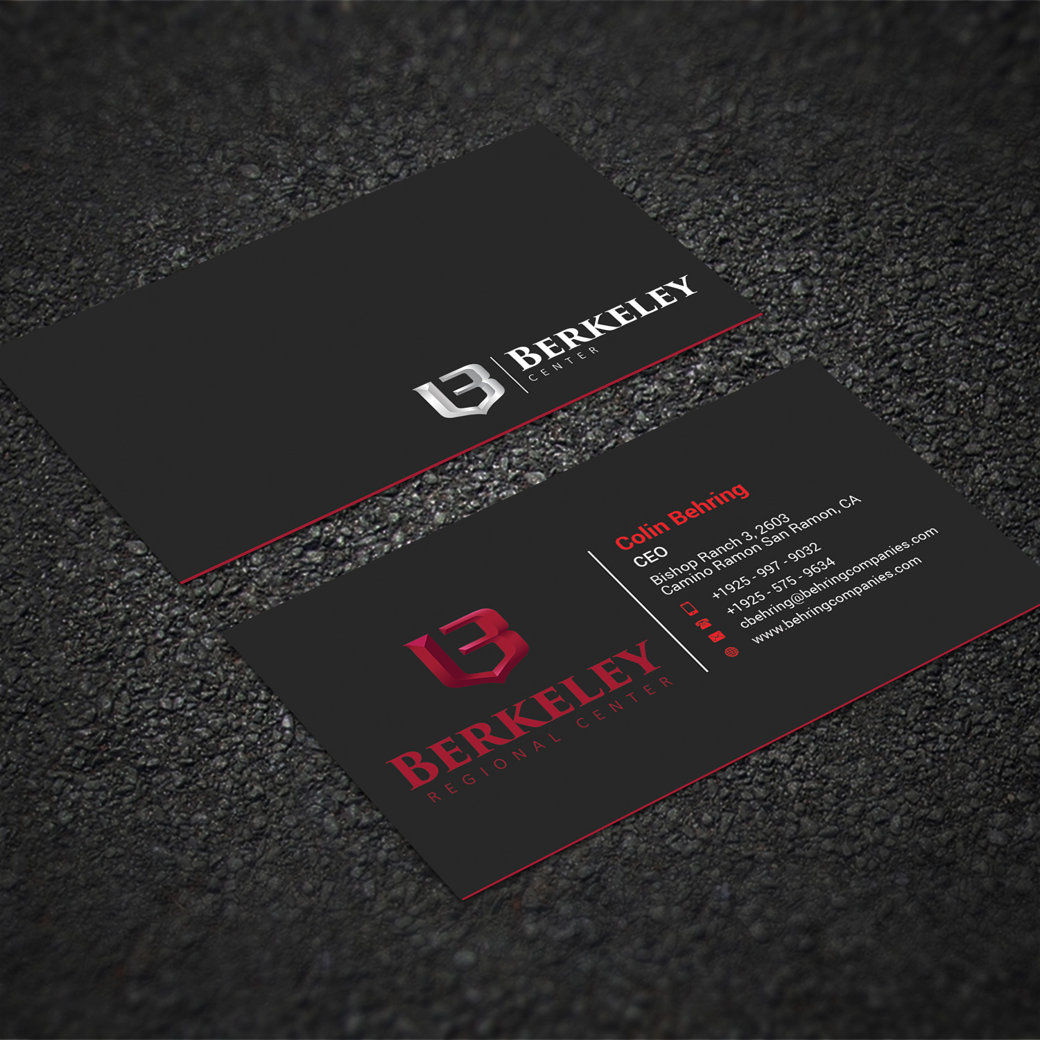Business Card Design by Sujan4art for Behring Co. | Design #19788321