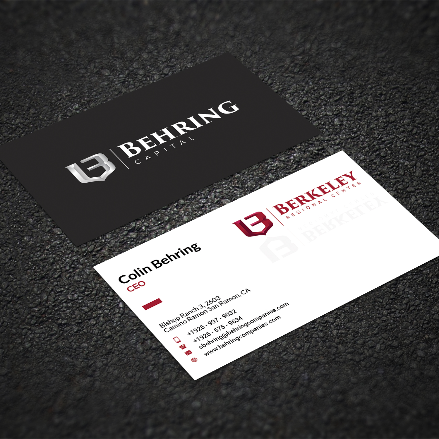 Business Card Design by Sujan4art for Behring Co. | Design #19793829