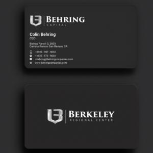 Business Card Design by imam.art for Behring Co. | Design #19800632