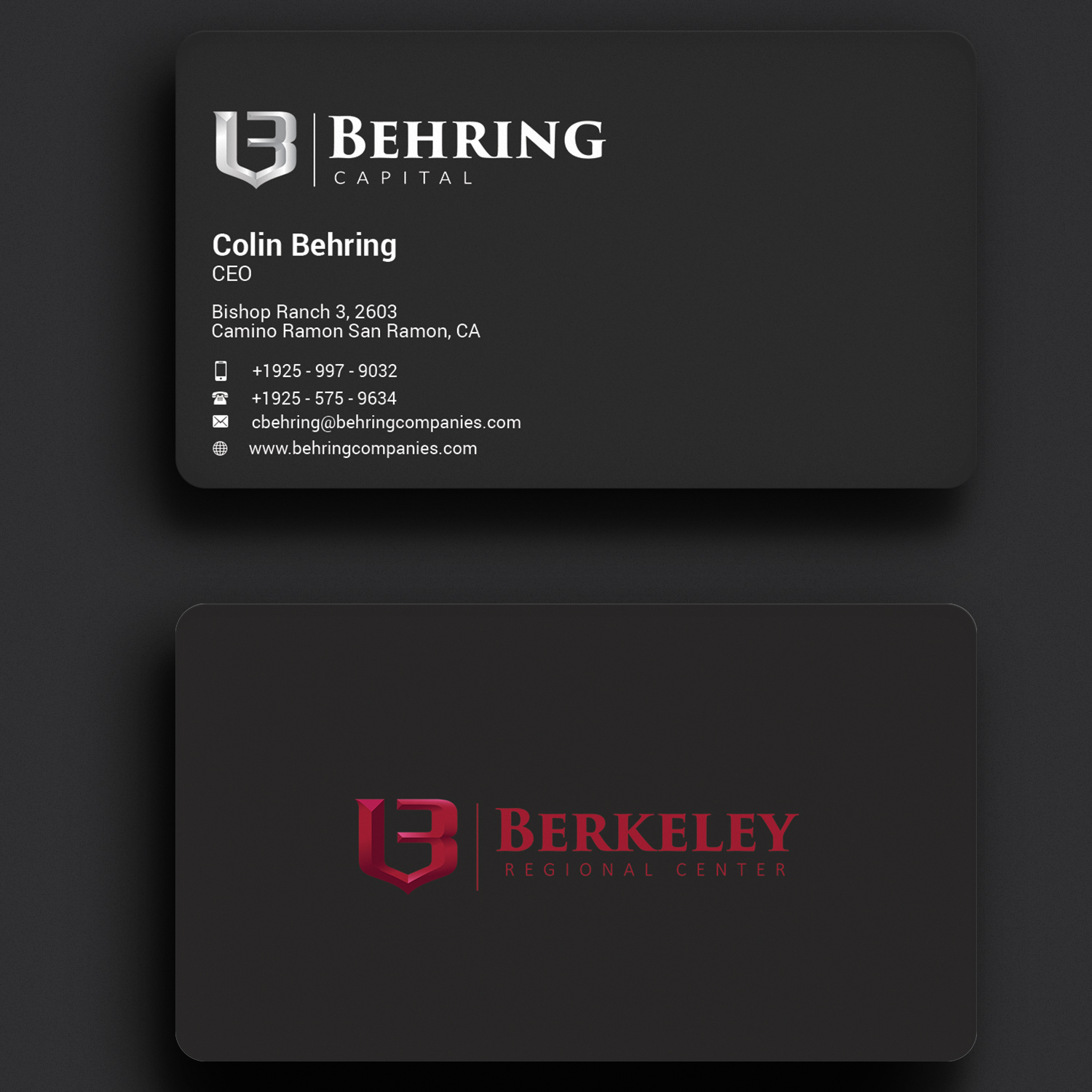 Business Card Design by Sujan4art for Behring Co. | Design #19800634