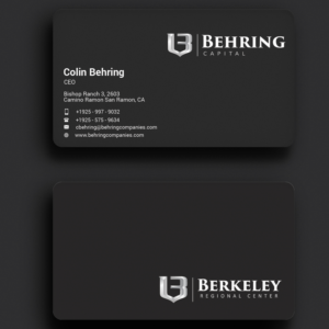 Business Card Design by Sujan4art for Behring Co. | Design: #19800635