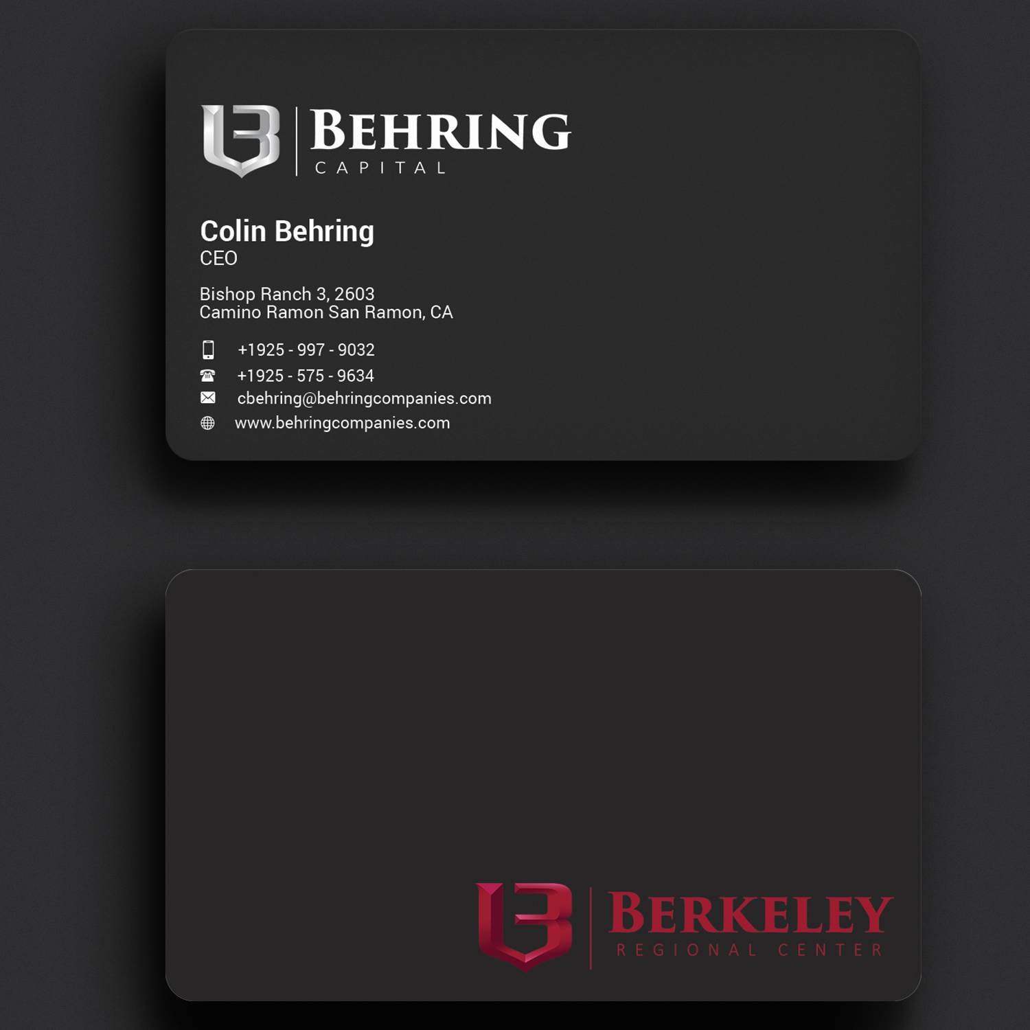 Business Card Design by Sujan4art for Behring Co. | Design #19800636