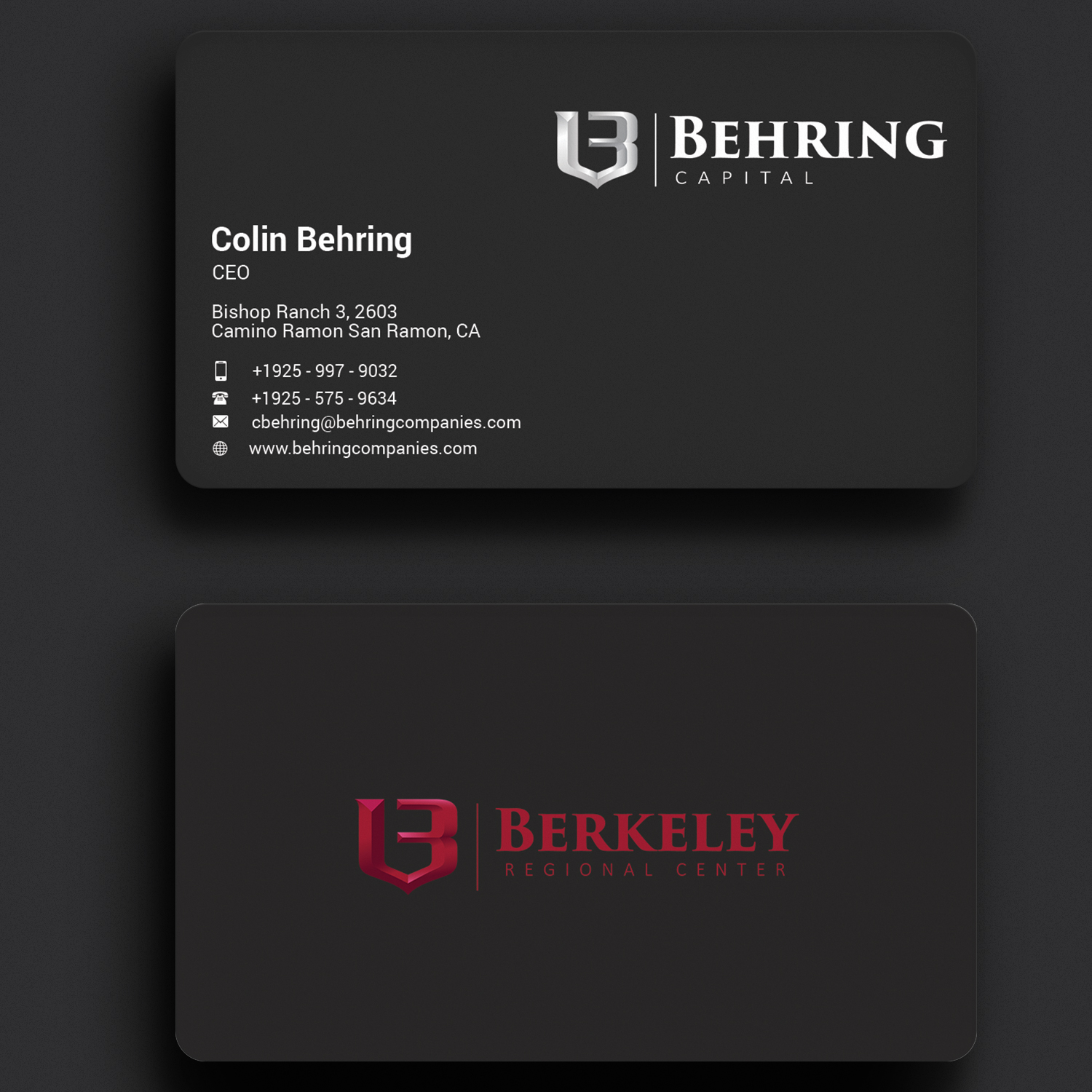Business Card Design by Sujan4art for Behring Co. | Design #19800640