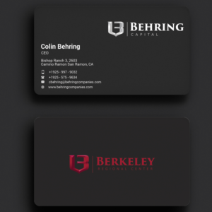 Business Card Design by Sujan4art for Behring Co. | Design: #19800640
