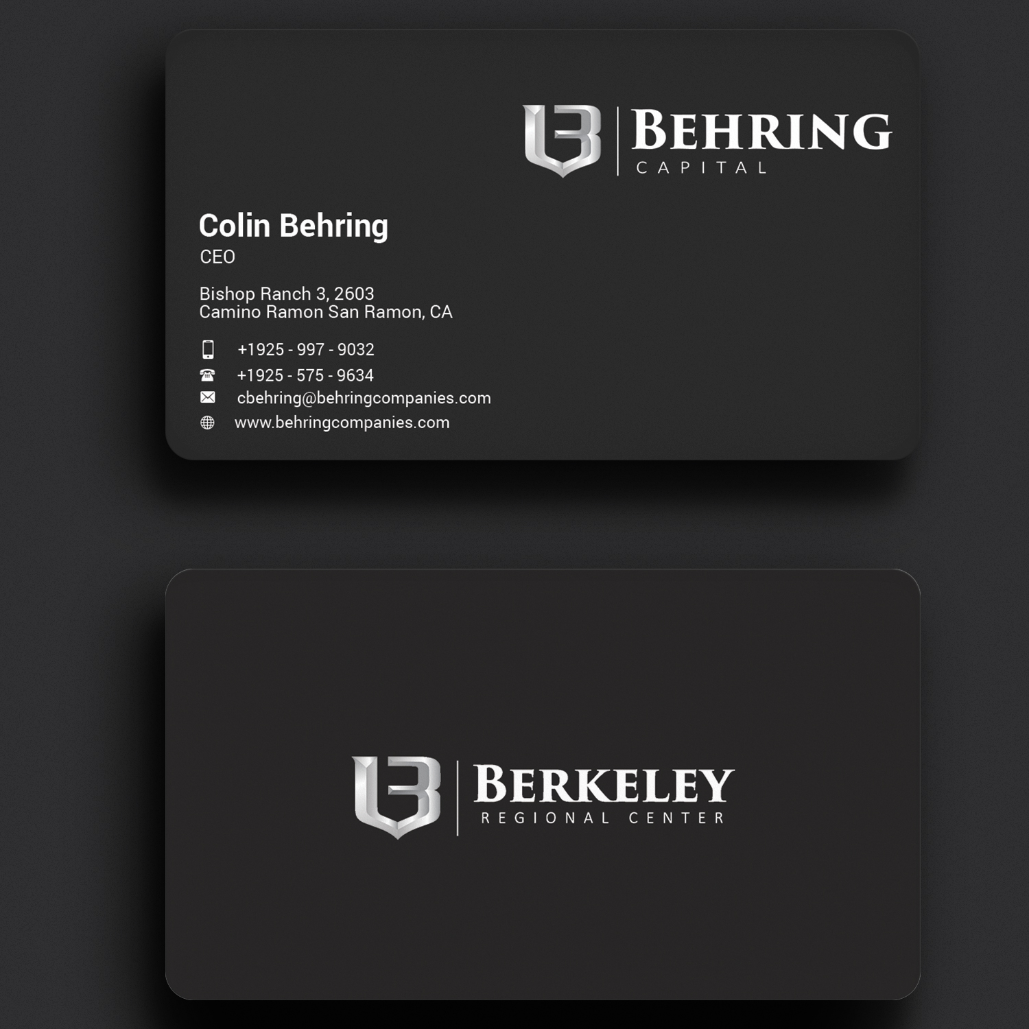 Business Card Design by Sujan4art for Behring Co. | Design #19800641