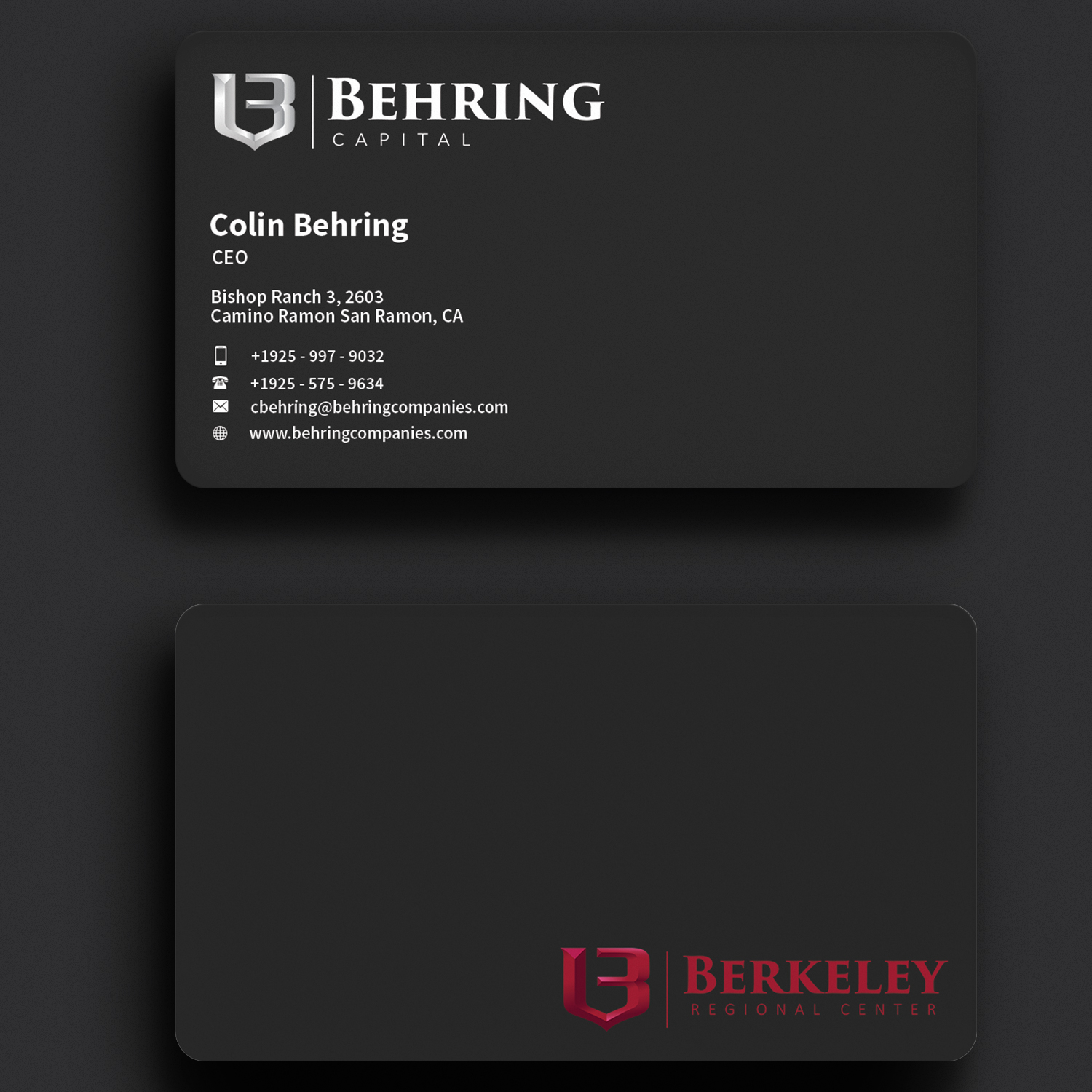 Business Card Design by Sujan4art for Behring Co. | Design #19808924