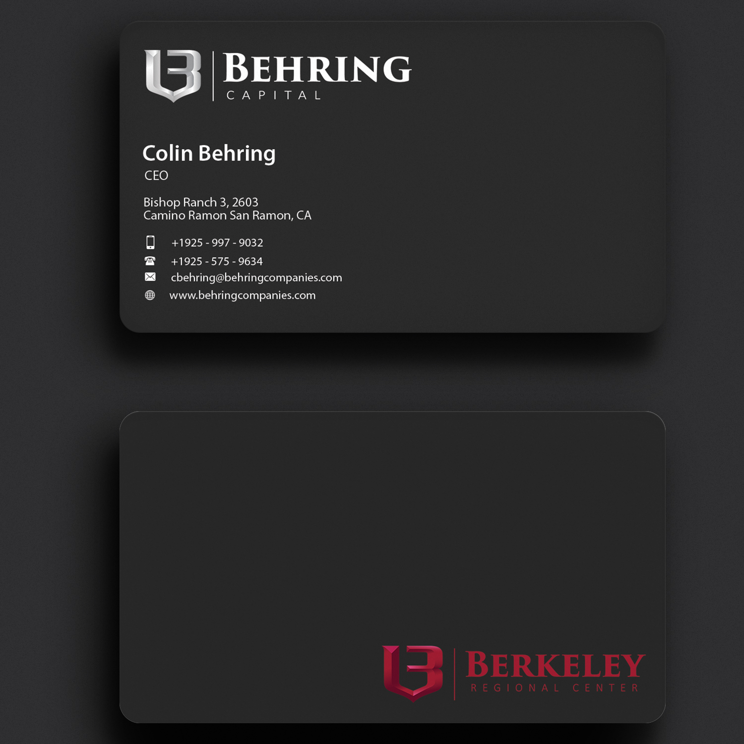 Business Card Design by Sujan4art for Behring Co. | Design #19808927