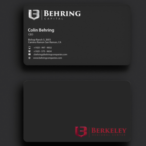 Business Card Design by Sujan4art for Behring Co. | Design: #19808927