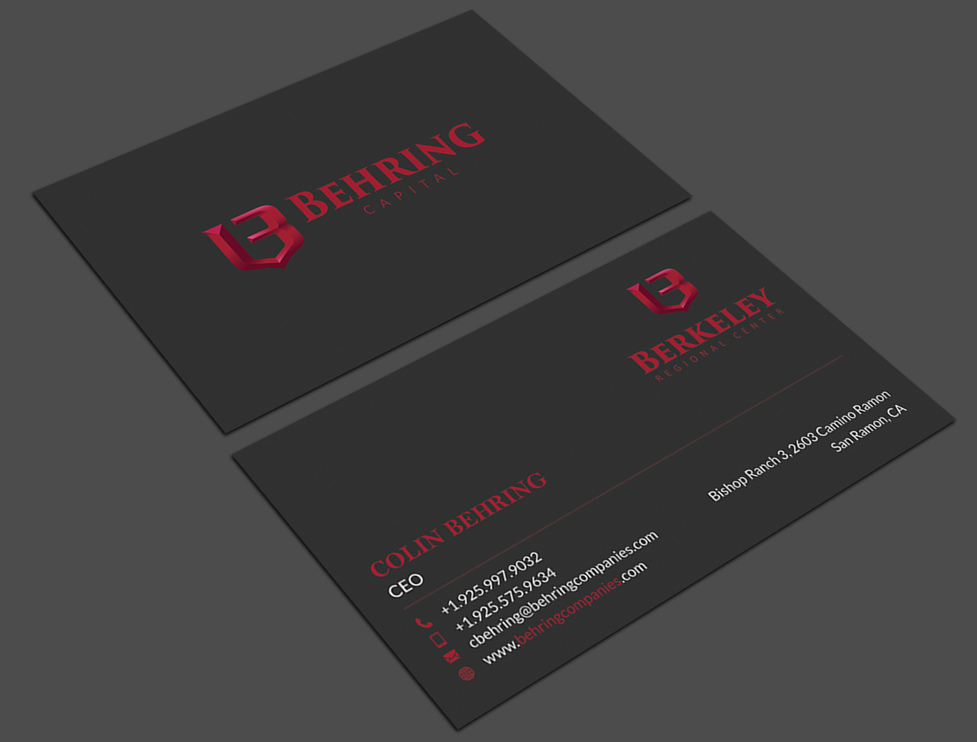 Business Card Design by Srabon55014 for Behring Co. | Design #19796616