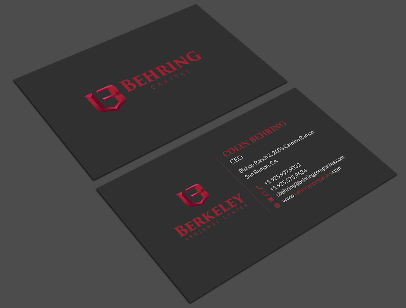 Business Card Design by Srabon55014 for Behring Co. | Design #19796674
