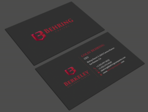 Business Card Design by Srabon55014 for Behring Co. | Design: #19796674