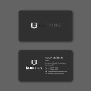 Business Card Design by Srabon55014 for Behring Co. | Design: #19798188