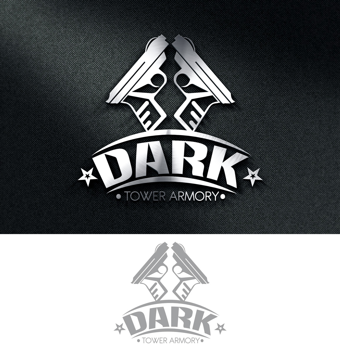 Bold, Serious, Gun Shop Logo Design for Dark Tower Armory by Impressive
