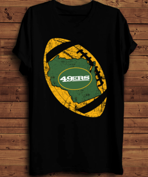T-Shirt Design for 49ers Fans going to Lambeau Field in Green Bay | Diseño de Camiseta por creative gravity