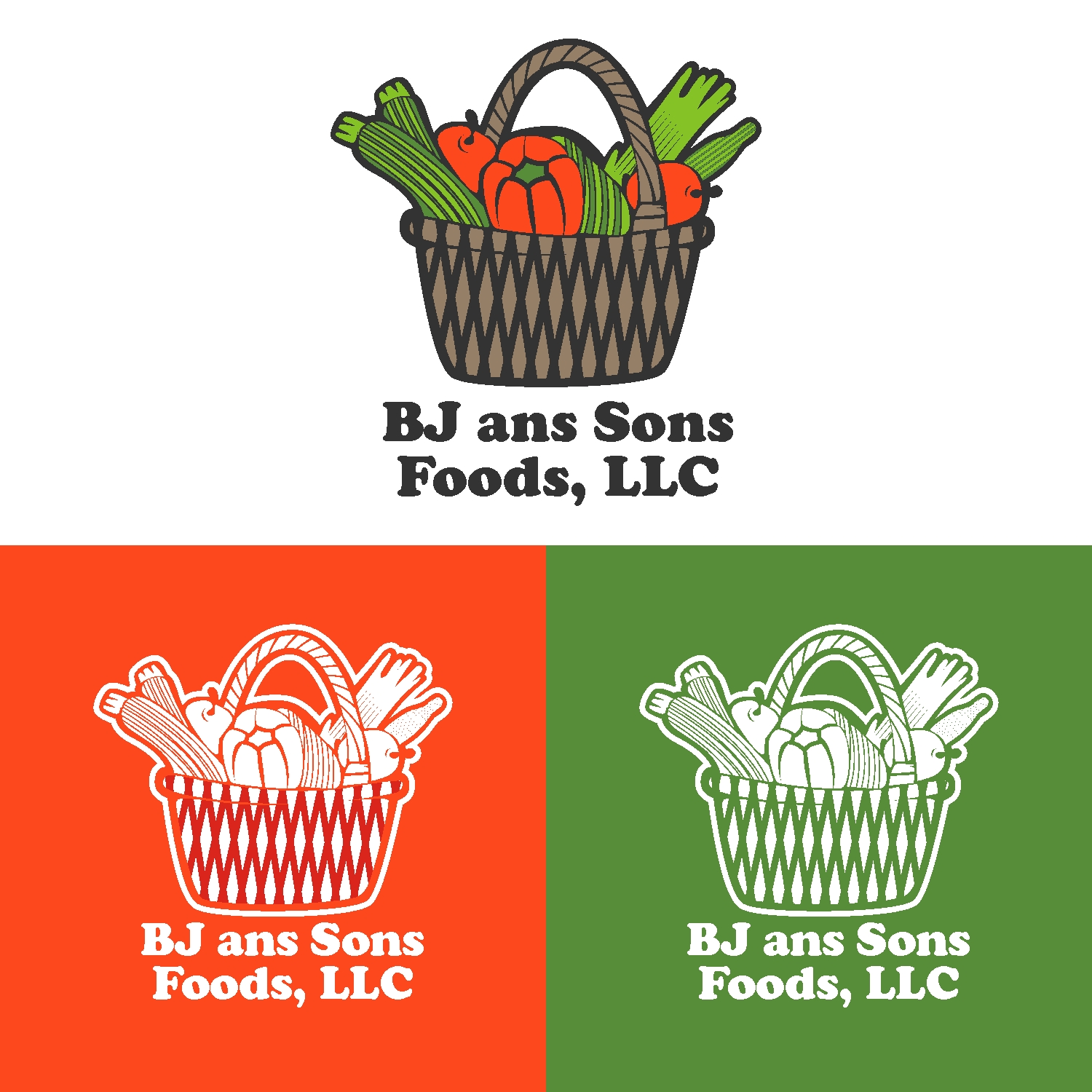 Logo Design by hernawanrere for BJ and Sons Foods, LLC | Design #19785880