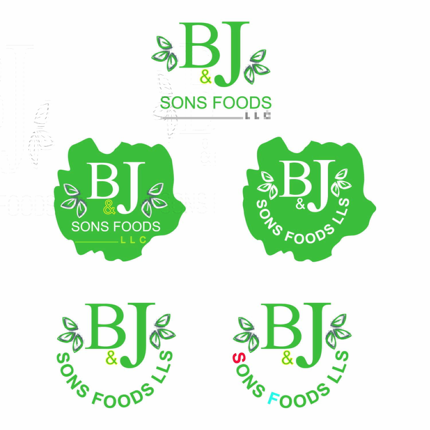 Logo Design by jafer imam for BJ and Sons Foods, LLC | Design #19790840