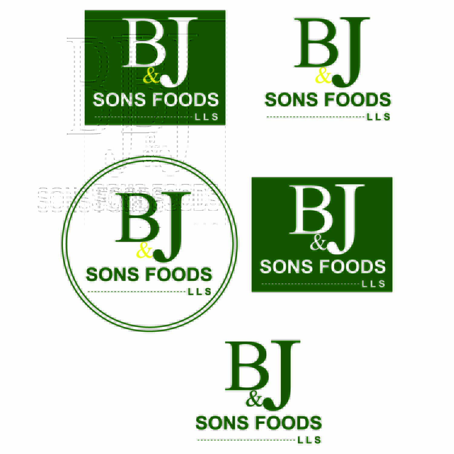 Logo Design by jafer imam for BJ and Sons Foods, LLC | Design #19801887