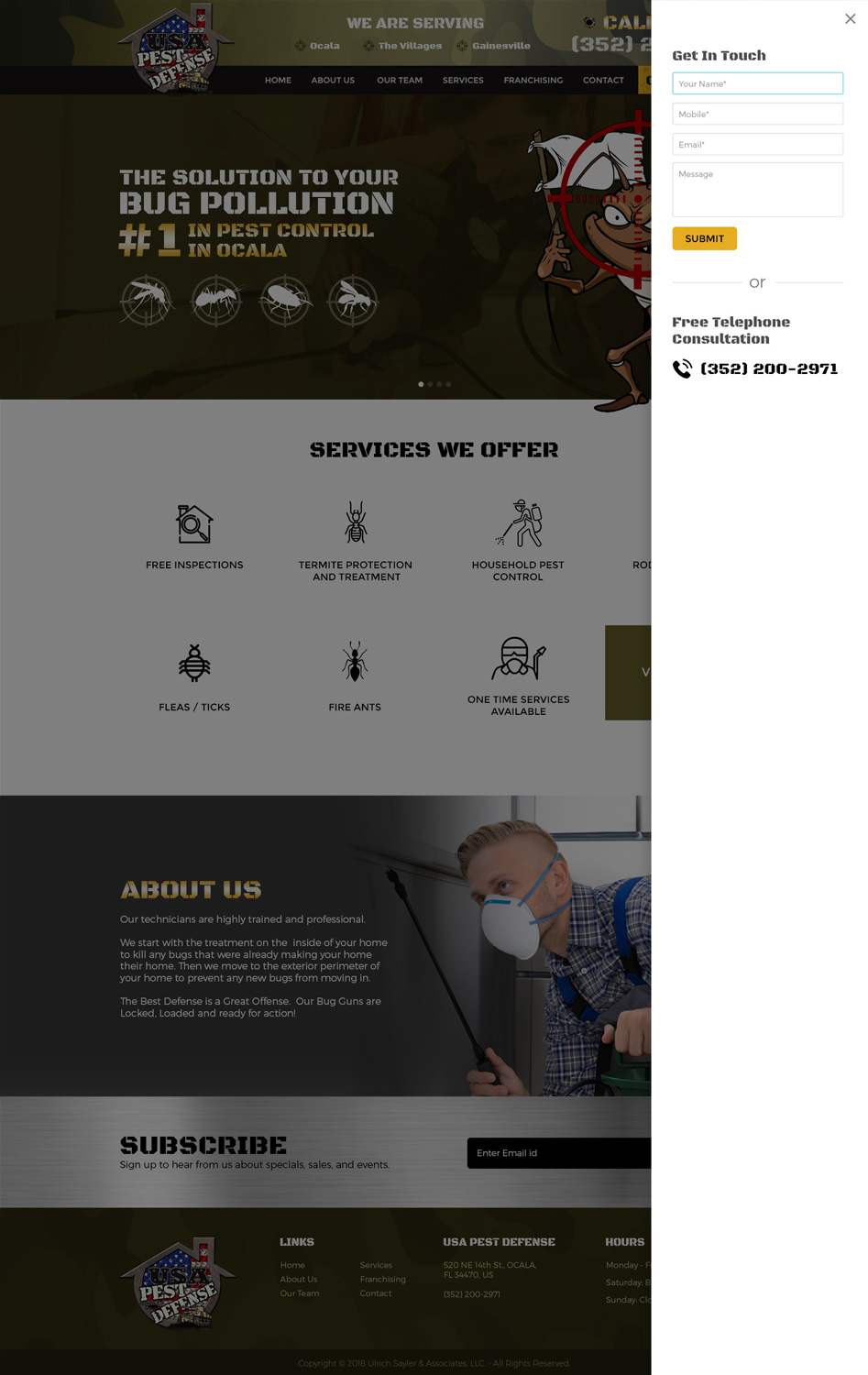 Web Design by looptriks for USA Home Inspections | Design #19817406