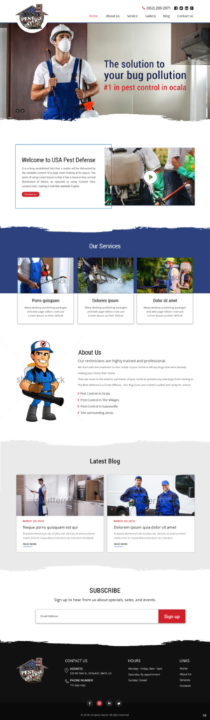 Web Design by pb for USA Home Inspections | Design: #19786465