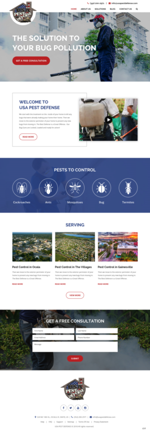 Web Design by pb for USA Home Inspections | Design: #19786468