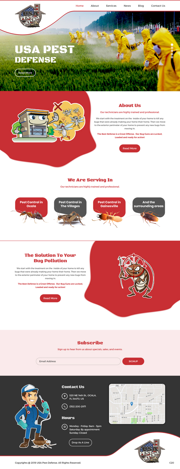 Web Design by pb for USA Home Inspections | Design #19786469